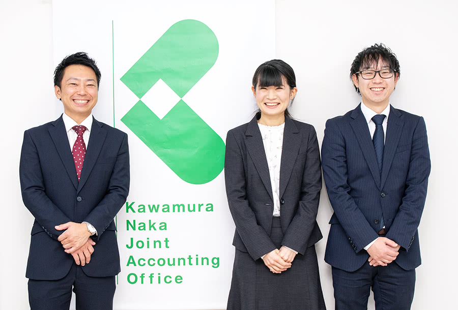 中先生・山本先生・長谷先生の集合写真